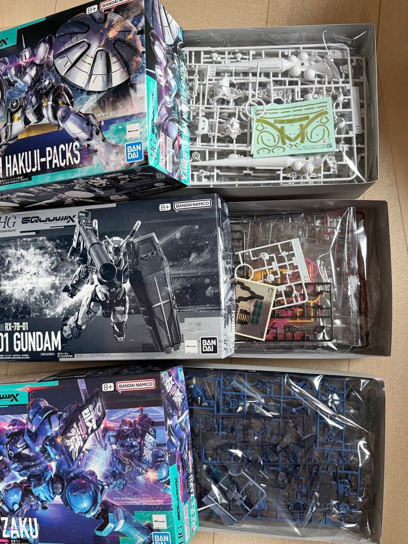 ロ*ー様 【新品未開封】ガンプラ ジークアクス 3点セット 01ガンダム ギャン