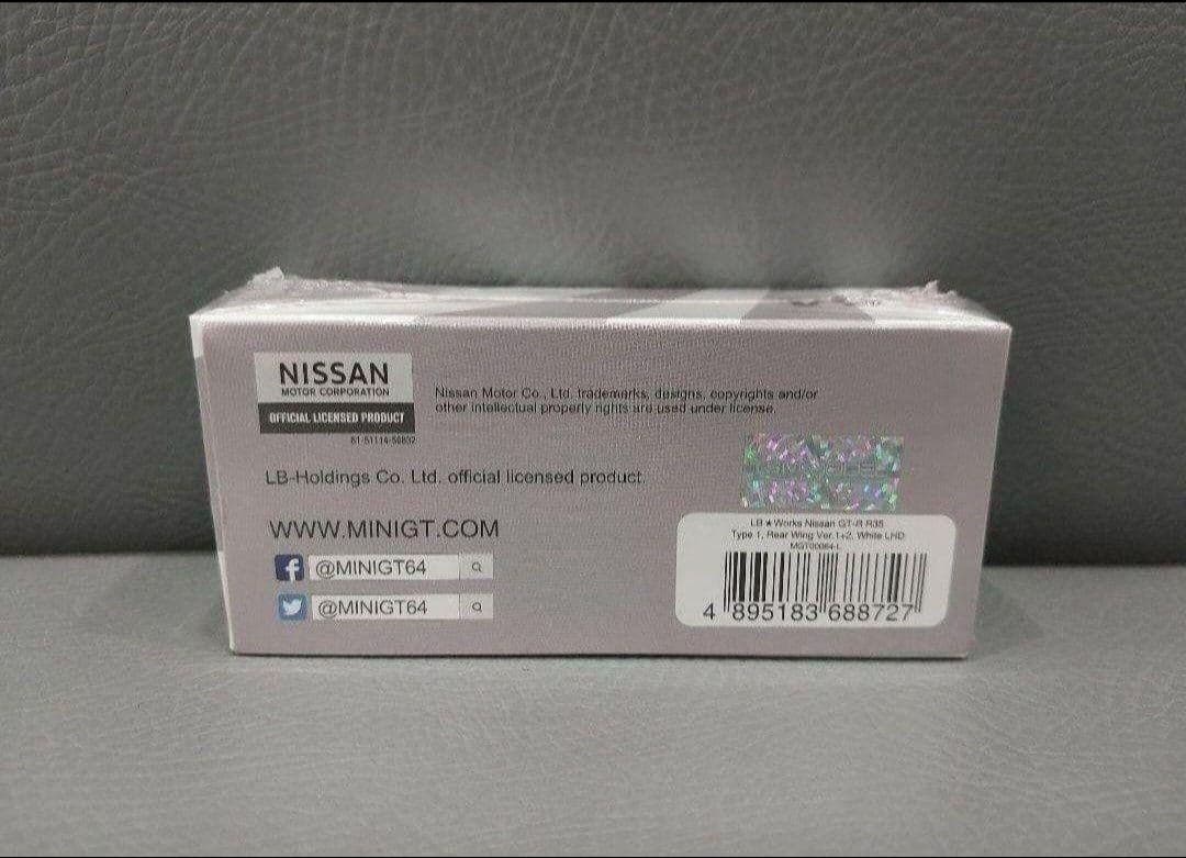 ⭐新品⭐ MINIGT LB★Works Nissan GT-R White