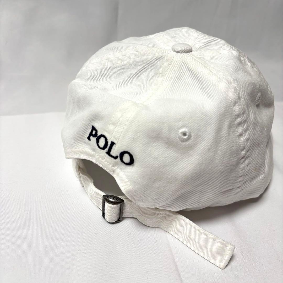 新品 Polo Ralph Lauren ポロベア ゴルフ 白 帽子 キャップ