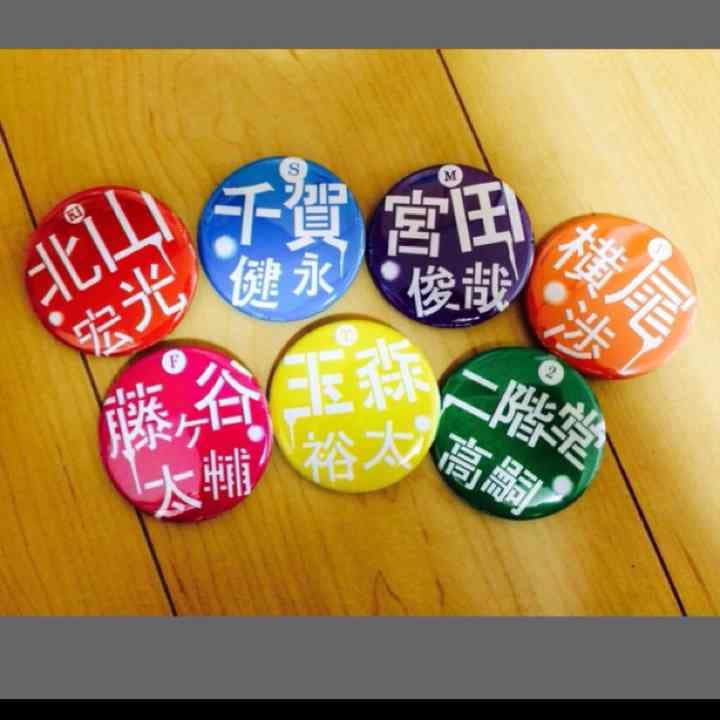 キスマイ ハンドメイド缶バッチ