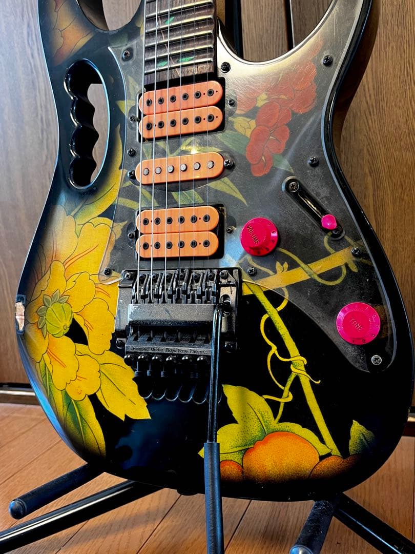 Ibanez JEM77 Floral Pattern初期スティーヴヴァイモデル
