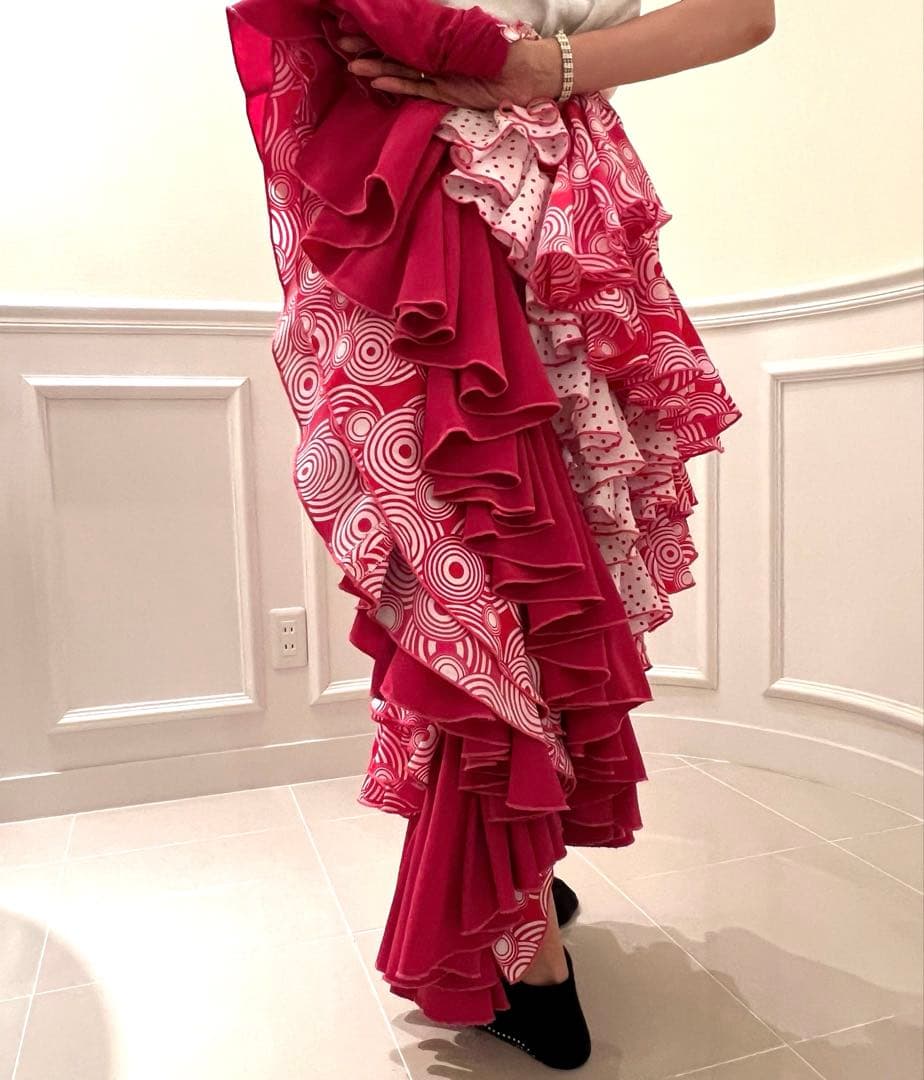 フラメンコ ブラウスとファルダのセット