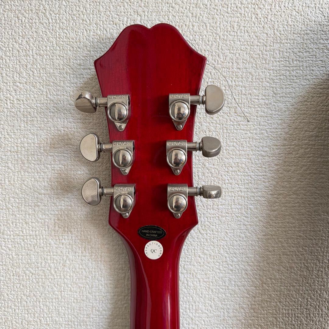 【美品】エレキギターエピフォン　Dot CH ソフトケース付