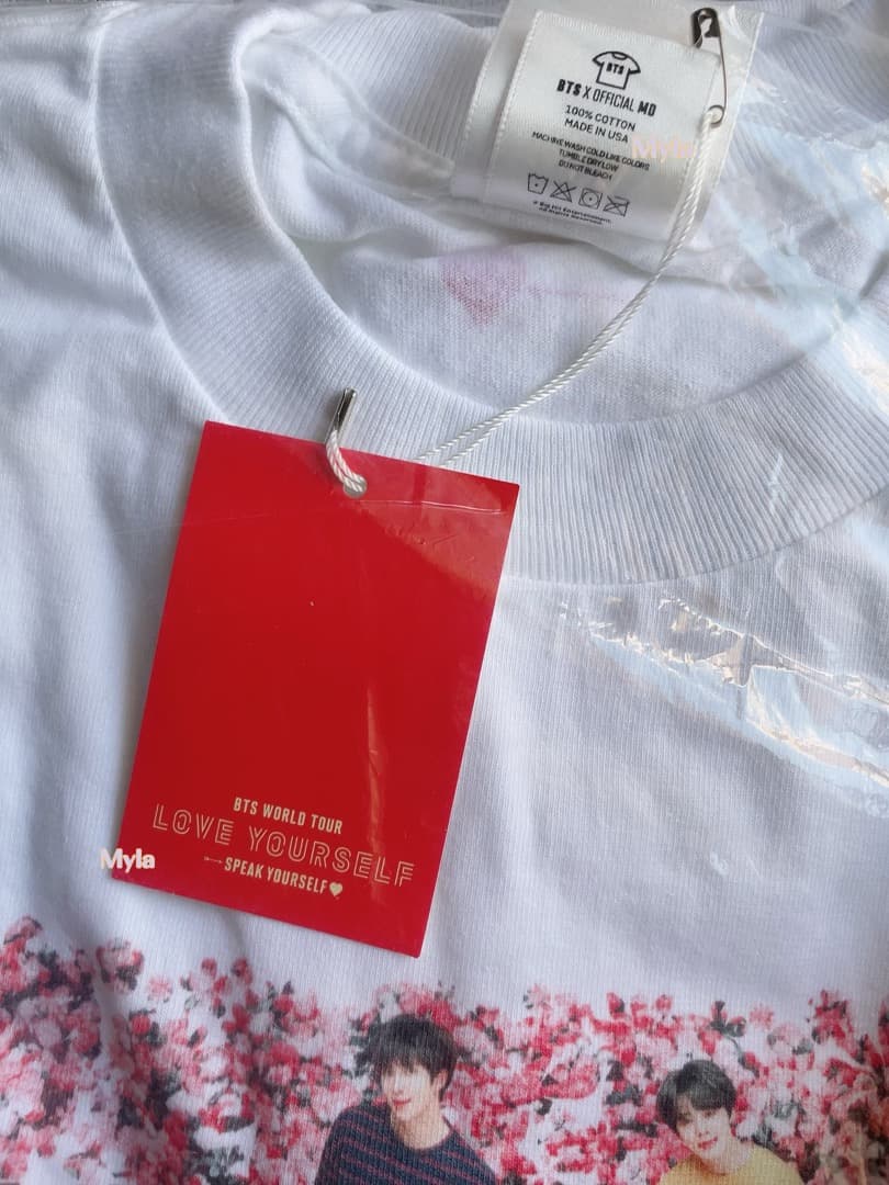 新品タグ付き！未開封！BTS LOVE YOURSELF 公式 ツアーTシャツ