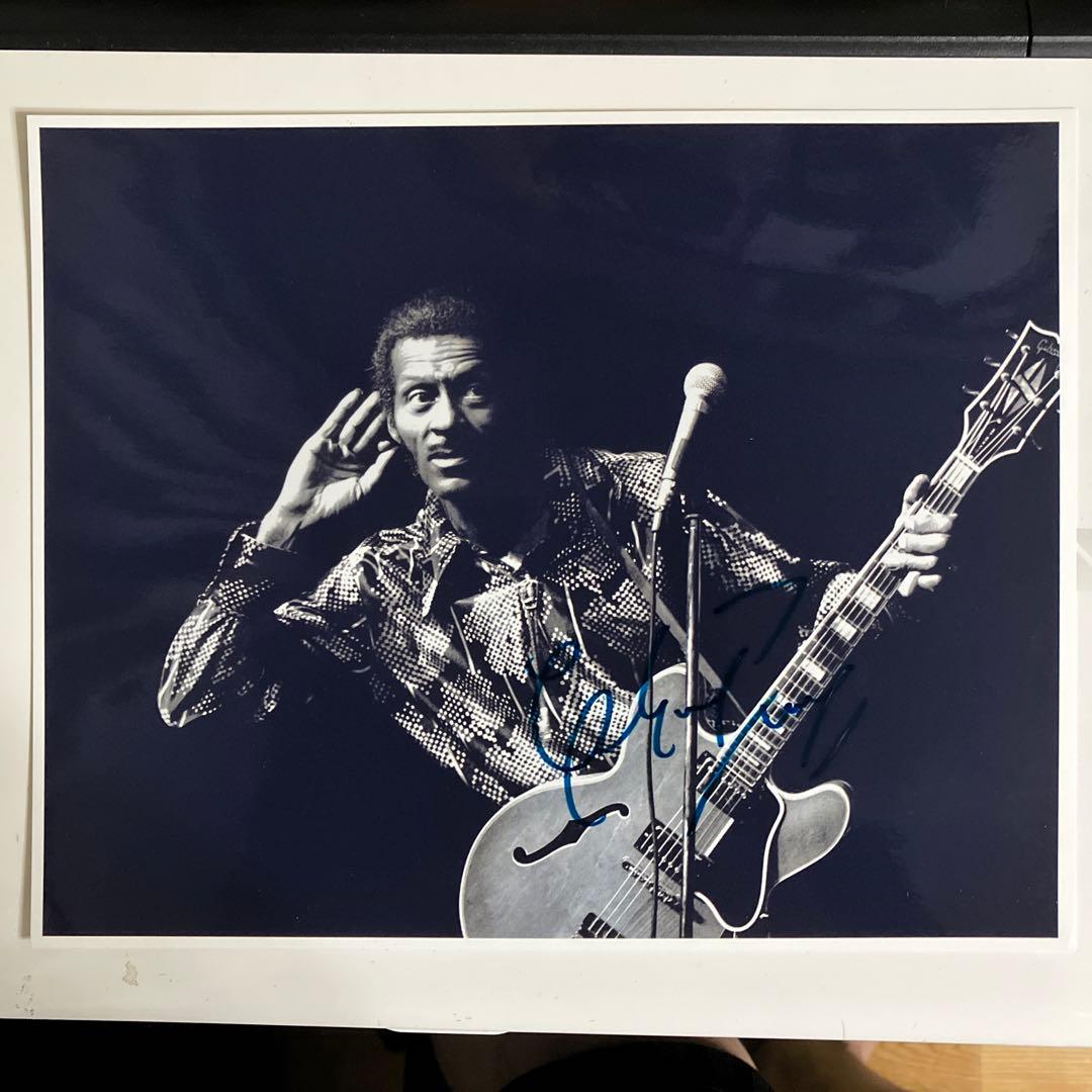 チャックベリー　直筆サイン入り写真