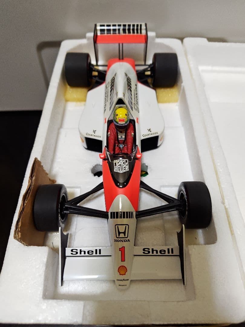 アイルトン・セナ　マクラーレン・ホンダMP4/5 バーコード仕様