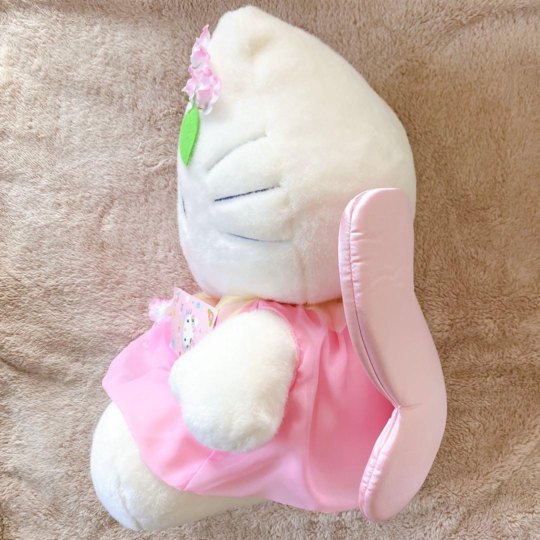 ハローキティ★フラワーフェアリー★スイトピー★特大LLサイズ★ぬいぐるみ★ピンク