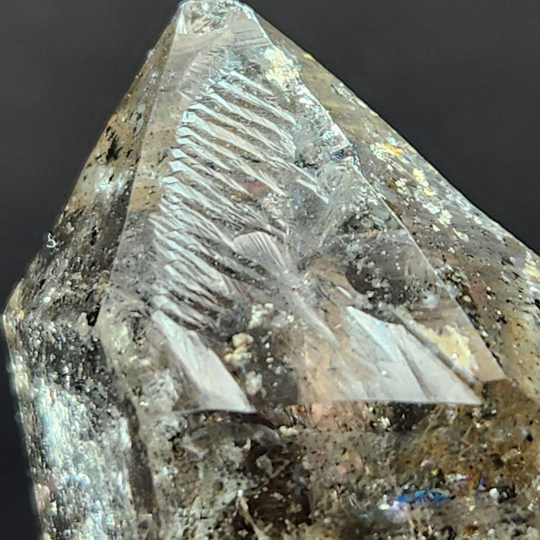 あふれる虹✨シャンパンカラー ハーキマーダイヤモンド 原石