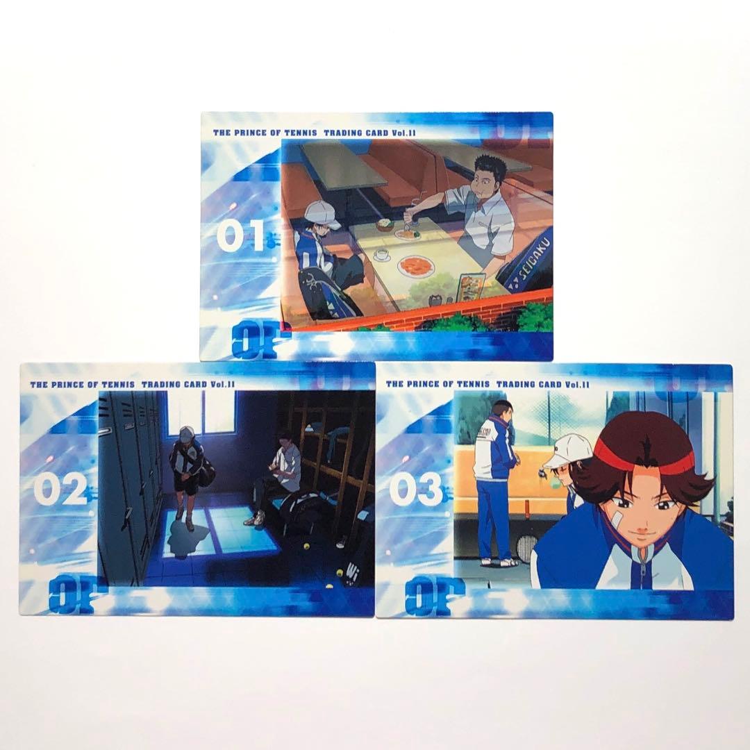 【青学】テニスの王子様 越前リョーマ 手塚 不二 他 OPカードセット 9枚 A