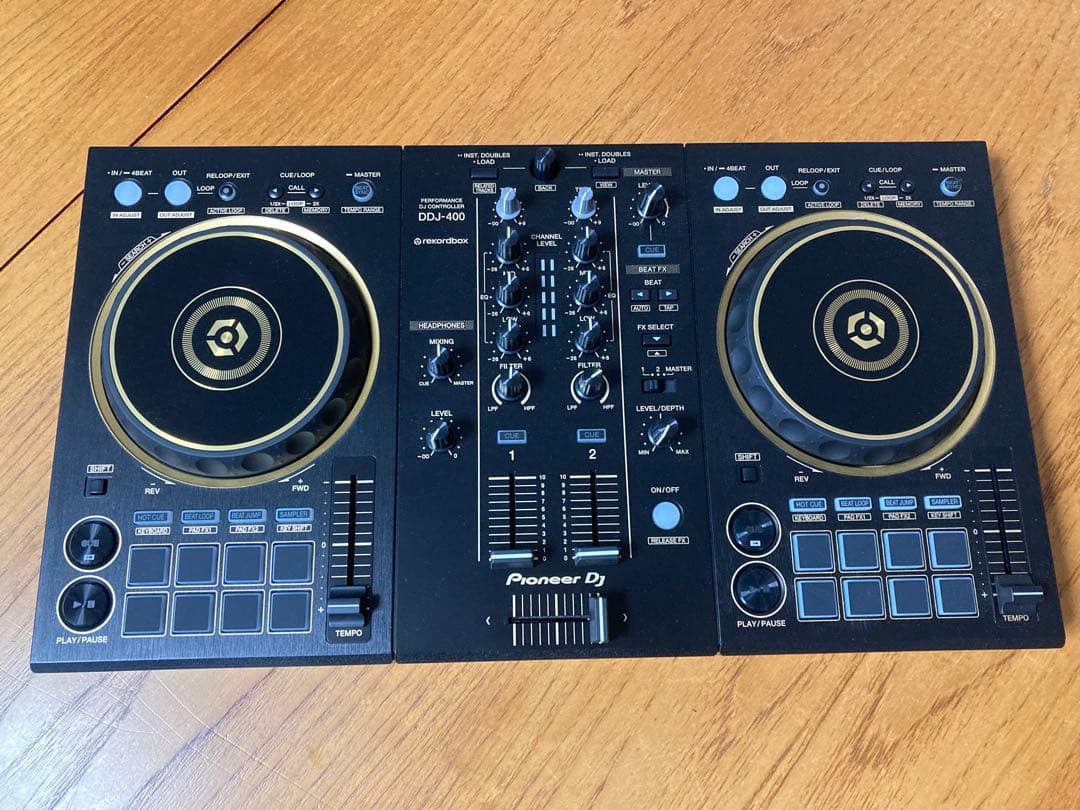 Pioneer DDJ-400-N Gold ヘッドホン付