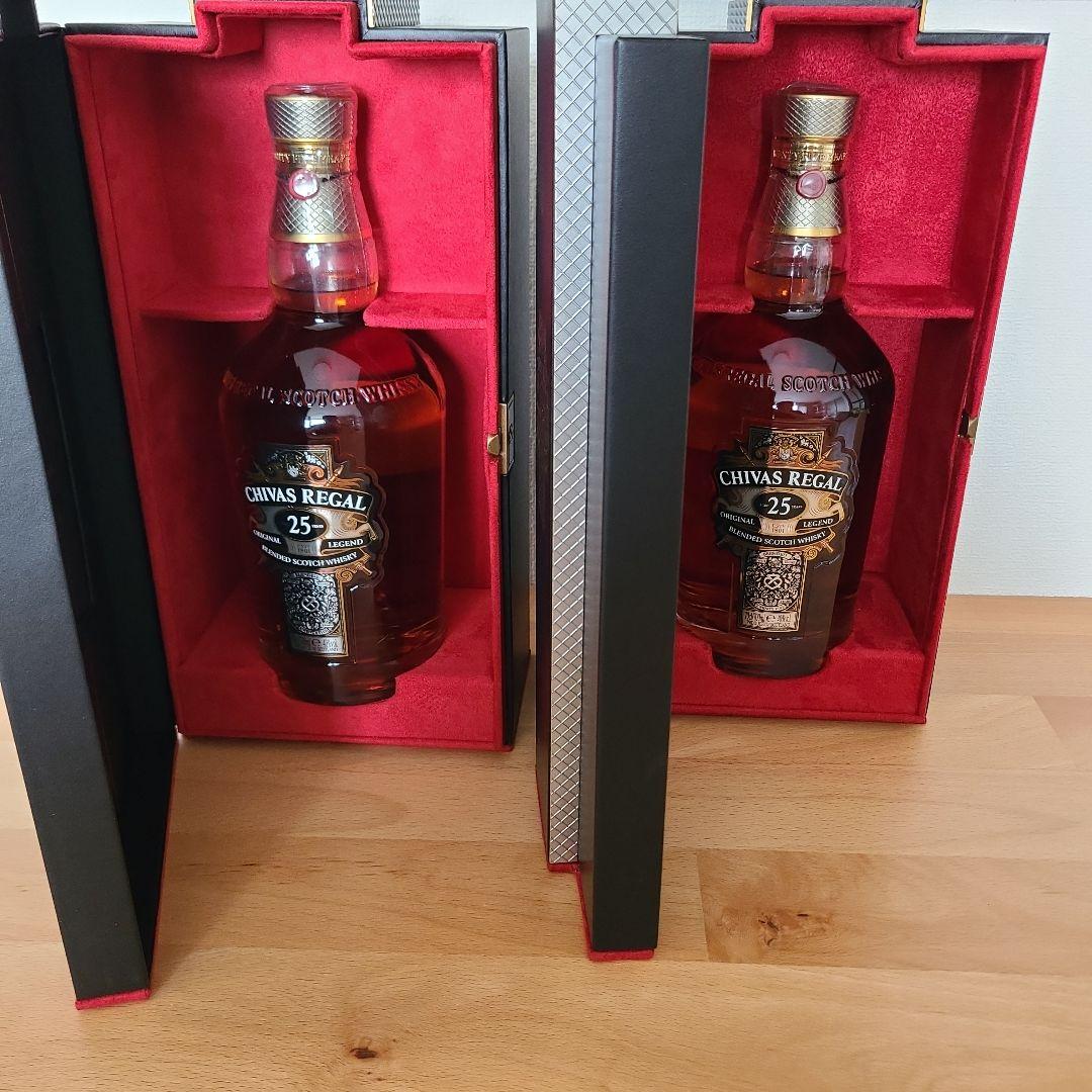 CHIVAS REGAL 25年 700ml2本 高級ウイスキー
