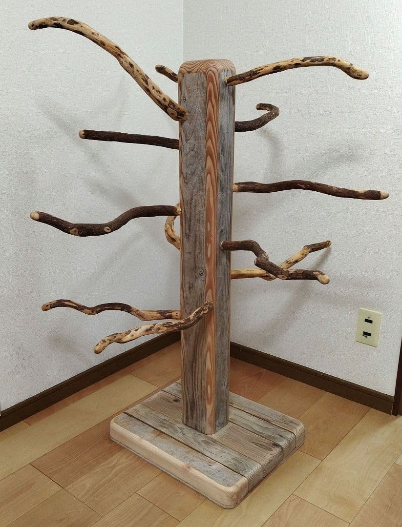 【大型鳥用】くねくね螺旋状♬どっしりバードスタンド