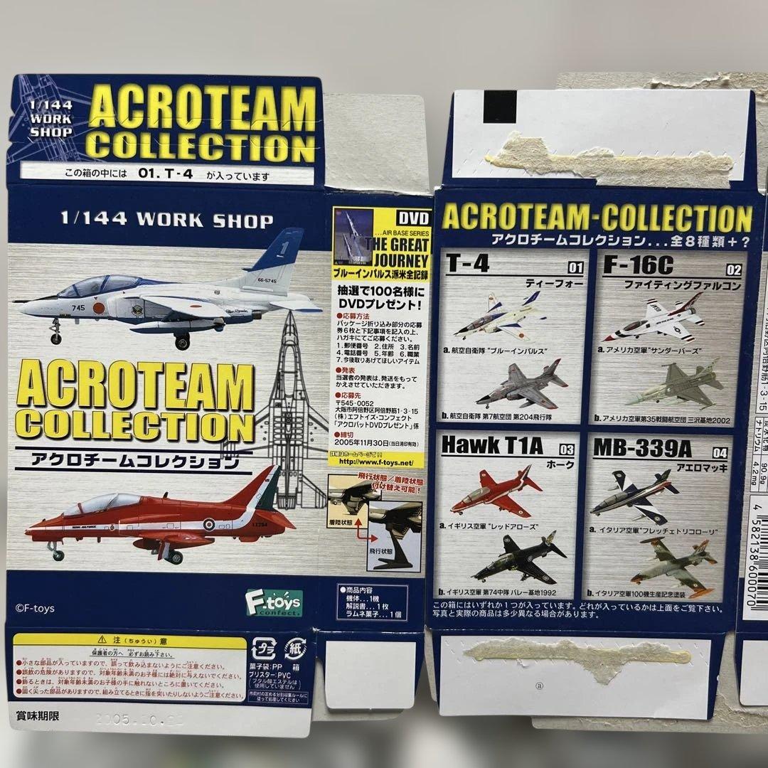 エフトイズ　アクロチームコレクション　全8種＆シークレット4種の12機