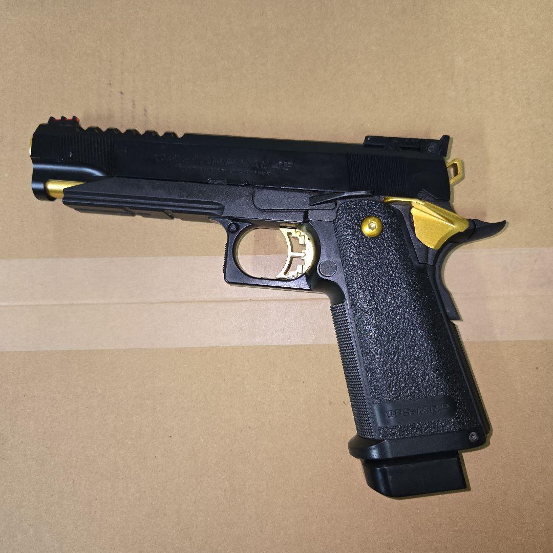 東京マルイ ガスガン　ハイキャパ5.1 ゴールドマッチ　マガジン2個付