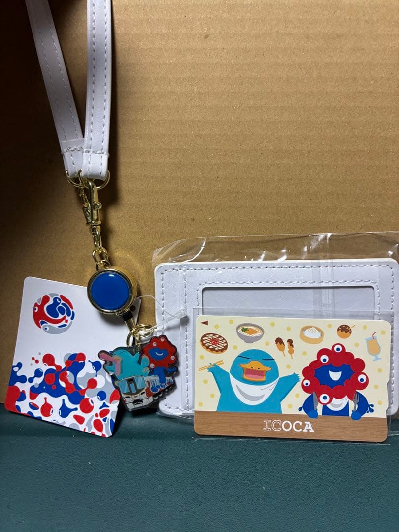 ミャクミャクイコちゃん合皮パスケース★ICOCAカード