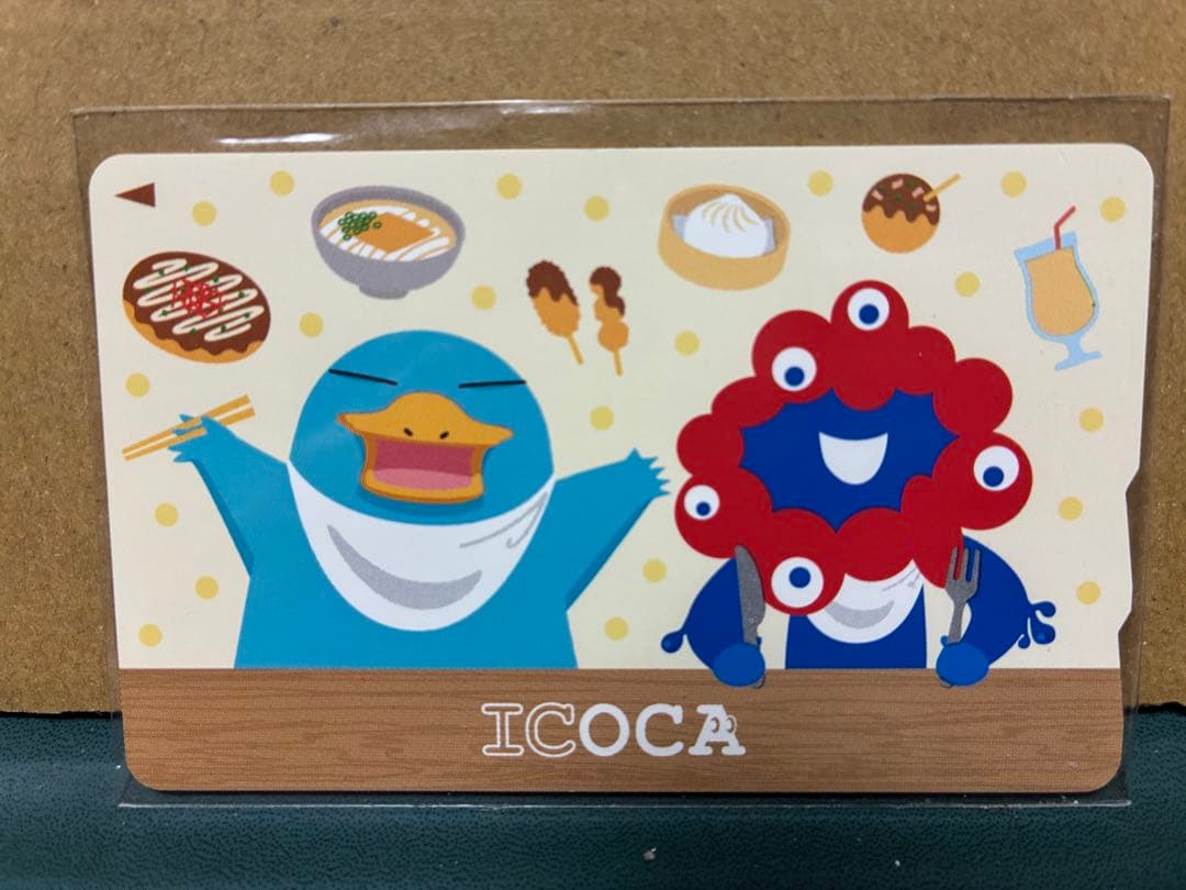 ミャクミャクイコちゃん合皮パスケース★ICOCAカード