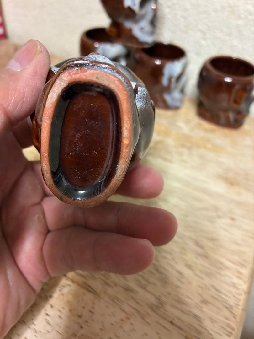 ビンテージ50s スカル　髑髏　骸骨　デカンタ　ネイバーフッド　ハロウィン　死神