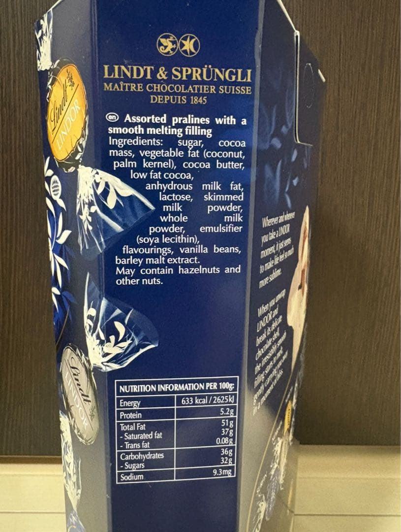 【即日発送】リンツリンドールチョコレート　600g ダークアソート 計7箱