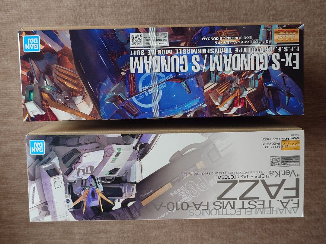 MG 1/100 Ex-Sガンダム/Sガンダム FAZZ ver.ka