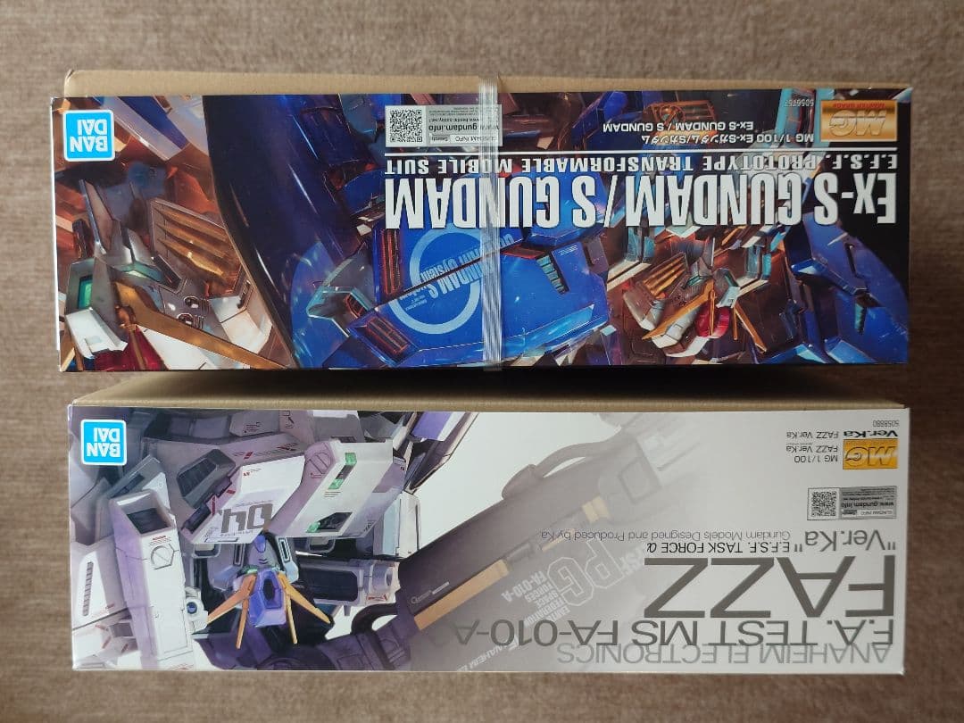 MG 1/100 Ex-Sガンダム/Sガンダム FAZZ ver.ka