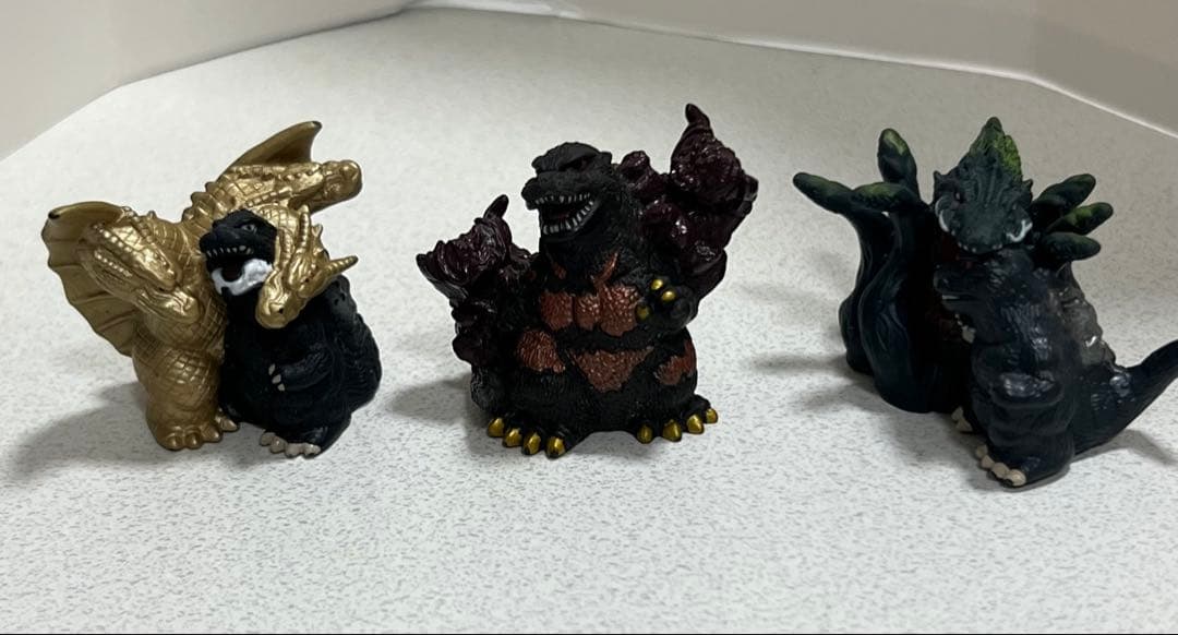 ゴジラ　指人形　怪獣集　東宝　BANDAI