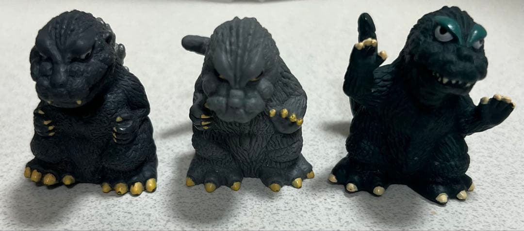 ゴジラ　指人形　怪獣集　東宝　BANDAI