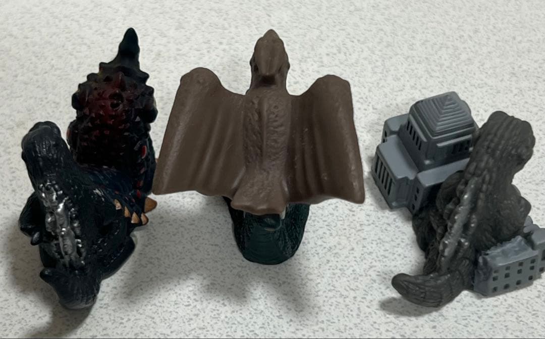ゴジラ　指人形　怪獣集　東宝　BANDAI