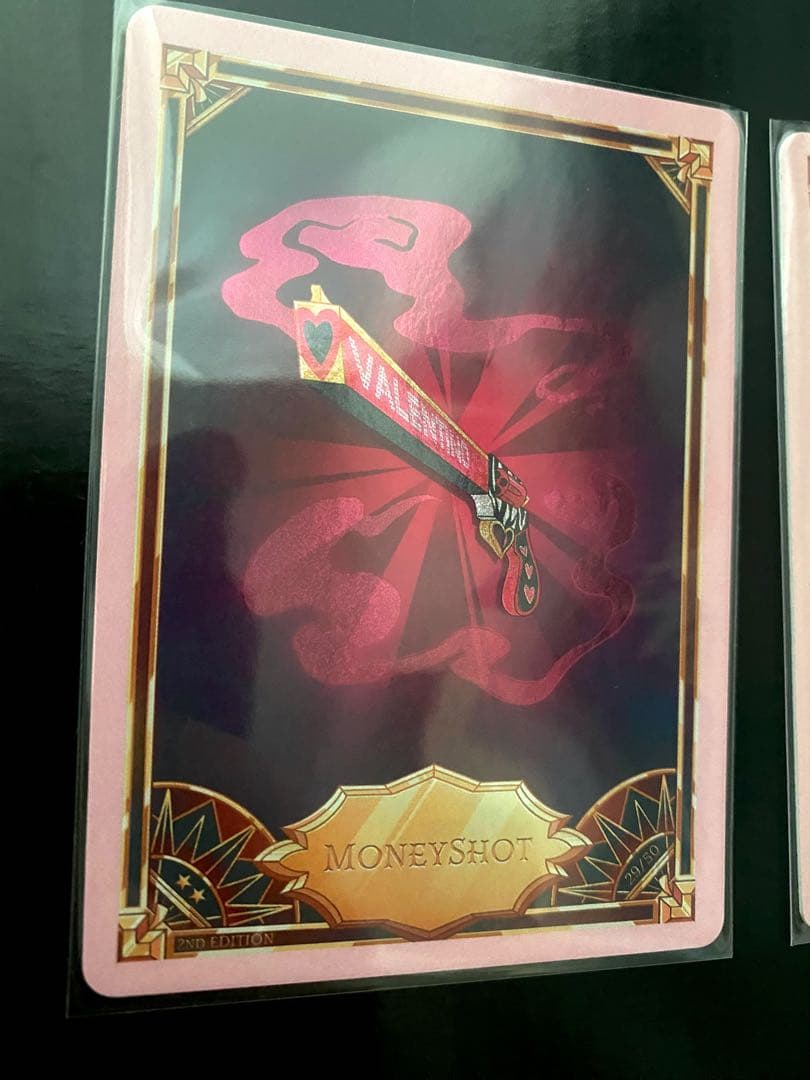 ハズビンホテル ヴァレンティノ 銃 ヴェルベット トレカ foil レア 2nd