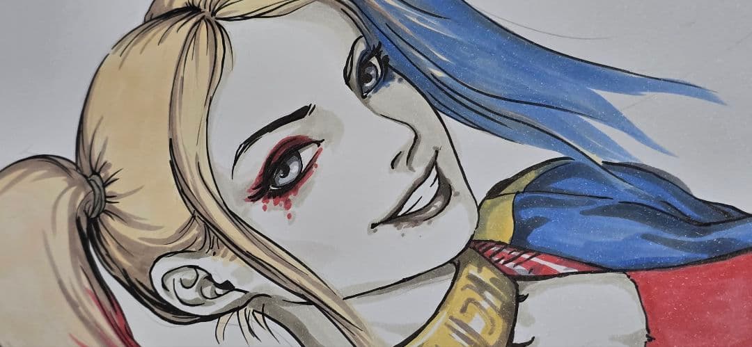 ハーレイ・クイン 東京コミコンコミッション 2018年制作 A4サイズ