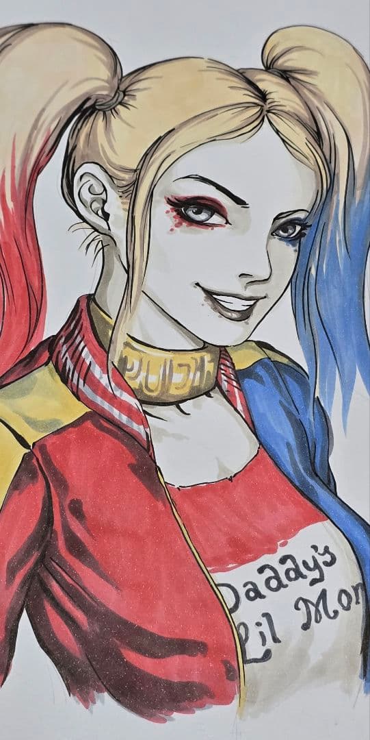 ハーレイ・クイン 東京コミコンコミッション 2018年制作 A4サイズ