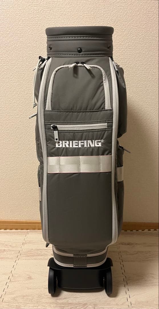 【新品】BRIEFING キャディバッグ CR-6 CASTER ライトグレー