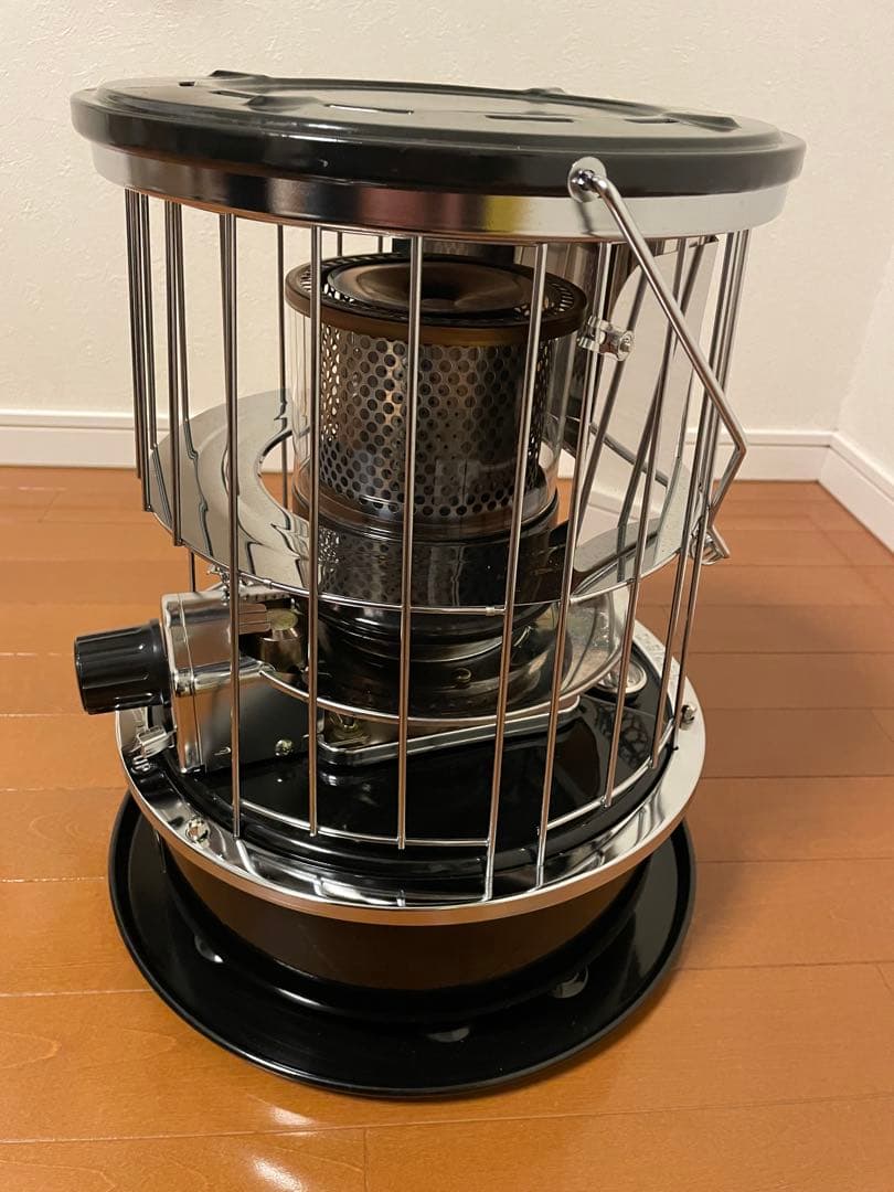 ニューアルパカストーブ　TS-77JS-C ブラック　専用収納ケース反射板、五徳