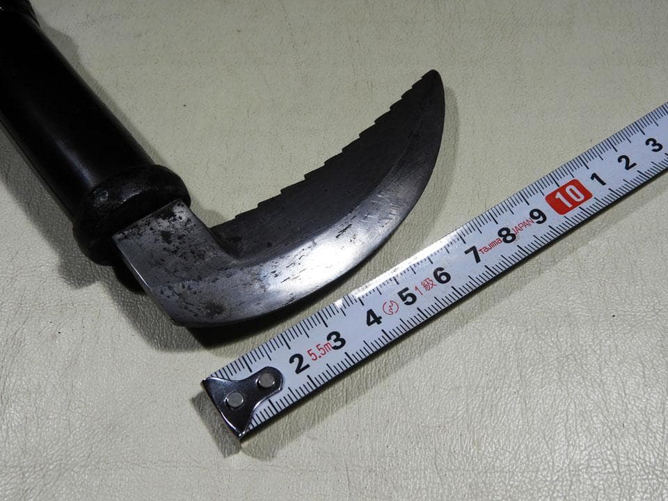 ●武具 趣きある鳶口 手かぎ 手鉤 消防 又鬼 忍者 古民具 全長50㎝程度