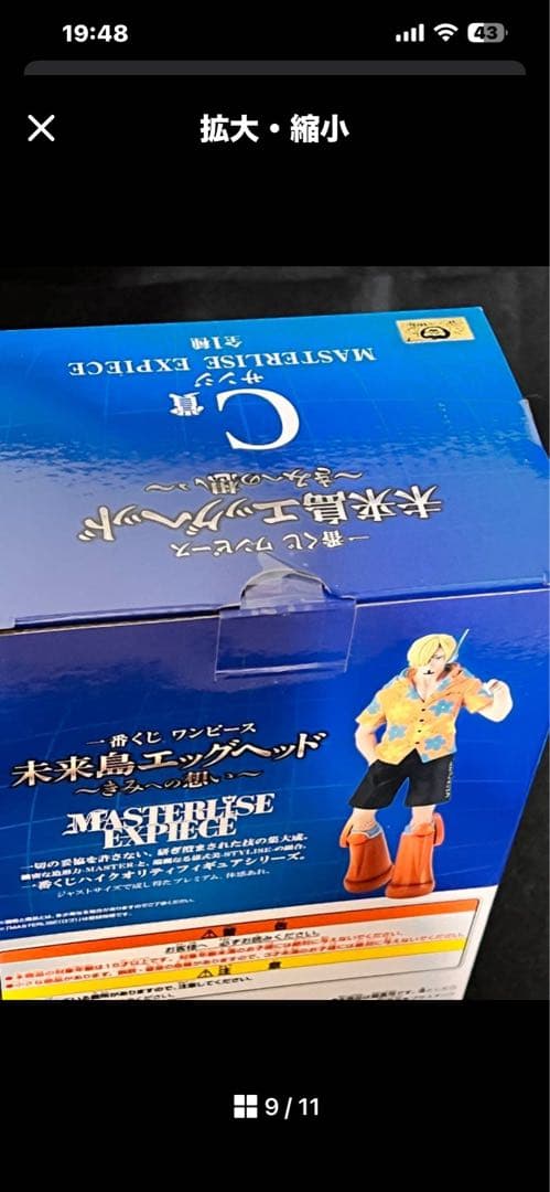 ワンピース　フィギュア　ロロノア・ゾロ　サニー号　ルフィ　サンジ、エース　５箱‼️