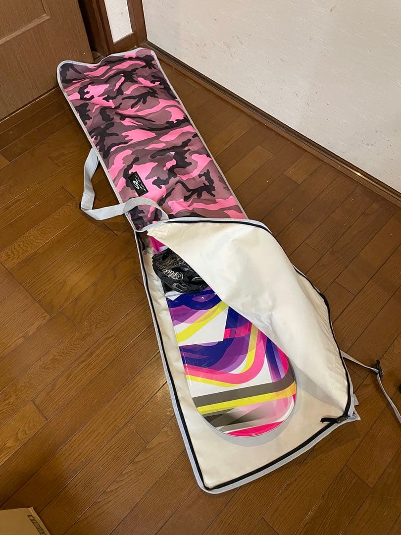 JOYRIDE スノーボード143cm+ FLUX BIN(S) ボードケース付