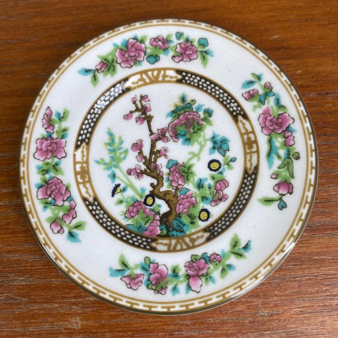 希少　コールポート インディアンツリー　カラード　ミニチュア　ティーセット