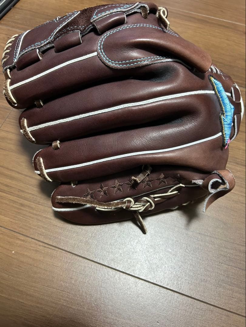 a*n様 限定品　ミズノ　ダイバーシティブルー　ミズノプロ　投手用　オーダーグラ