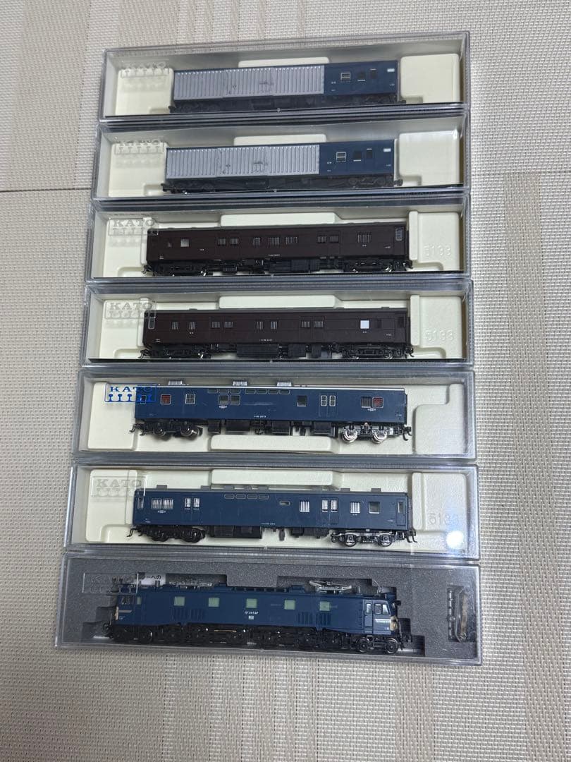 EF58-150 KATO京都店オリジナルと荷物車6両のセット