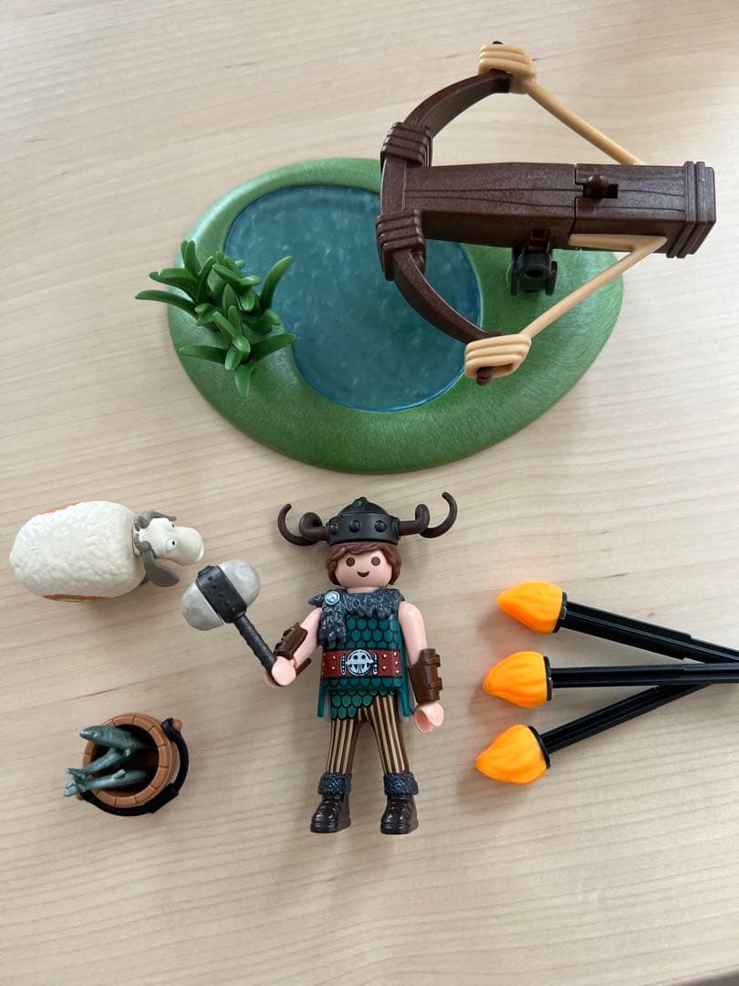 ヒックとドラゴン　プレイモービル　9459 フックファング　スノット　箱あり