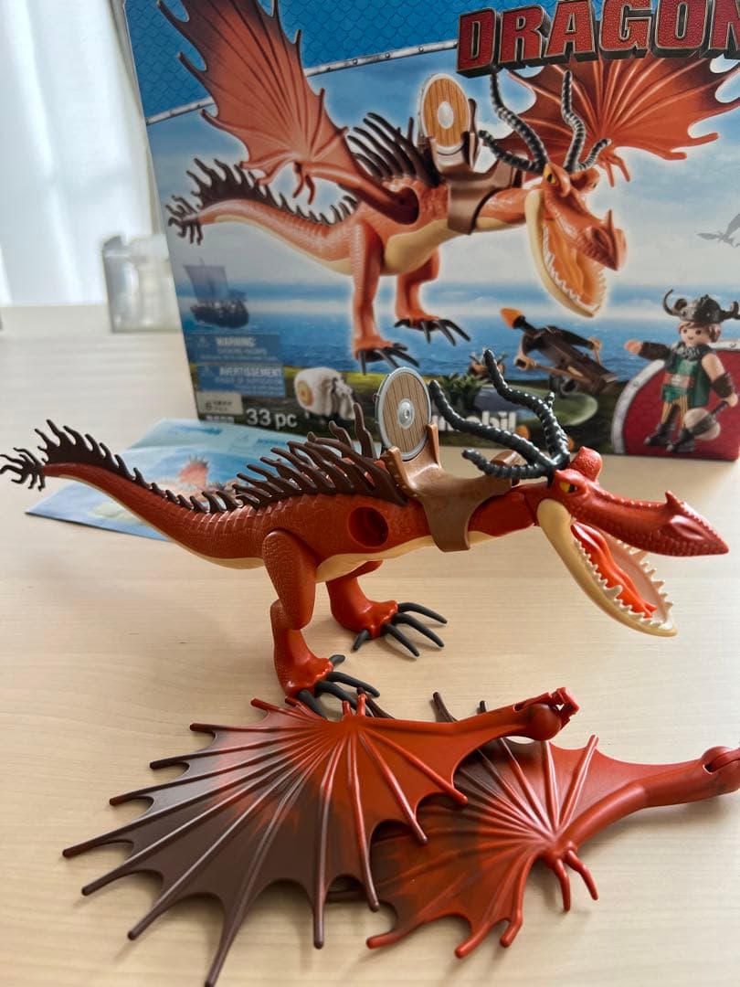 ヒックとドラゴン　プレイモービル　9459 フックファング　スノット　箱あり