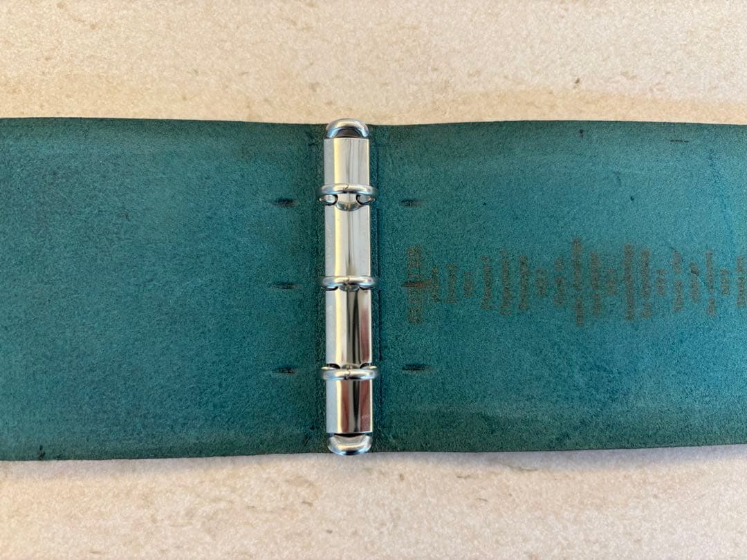 Plotterプロッター/限定リスシオ3穴リングバインダー/ブルー