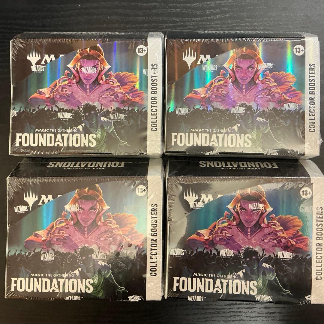 mtg ファウンデーションズ コレクターブースター未開封4boxセット 英語版