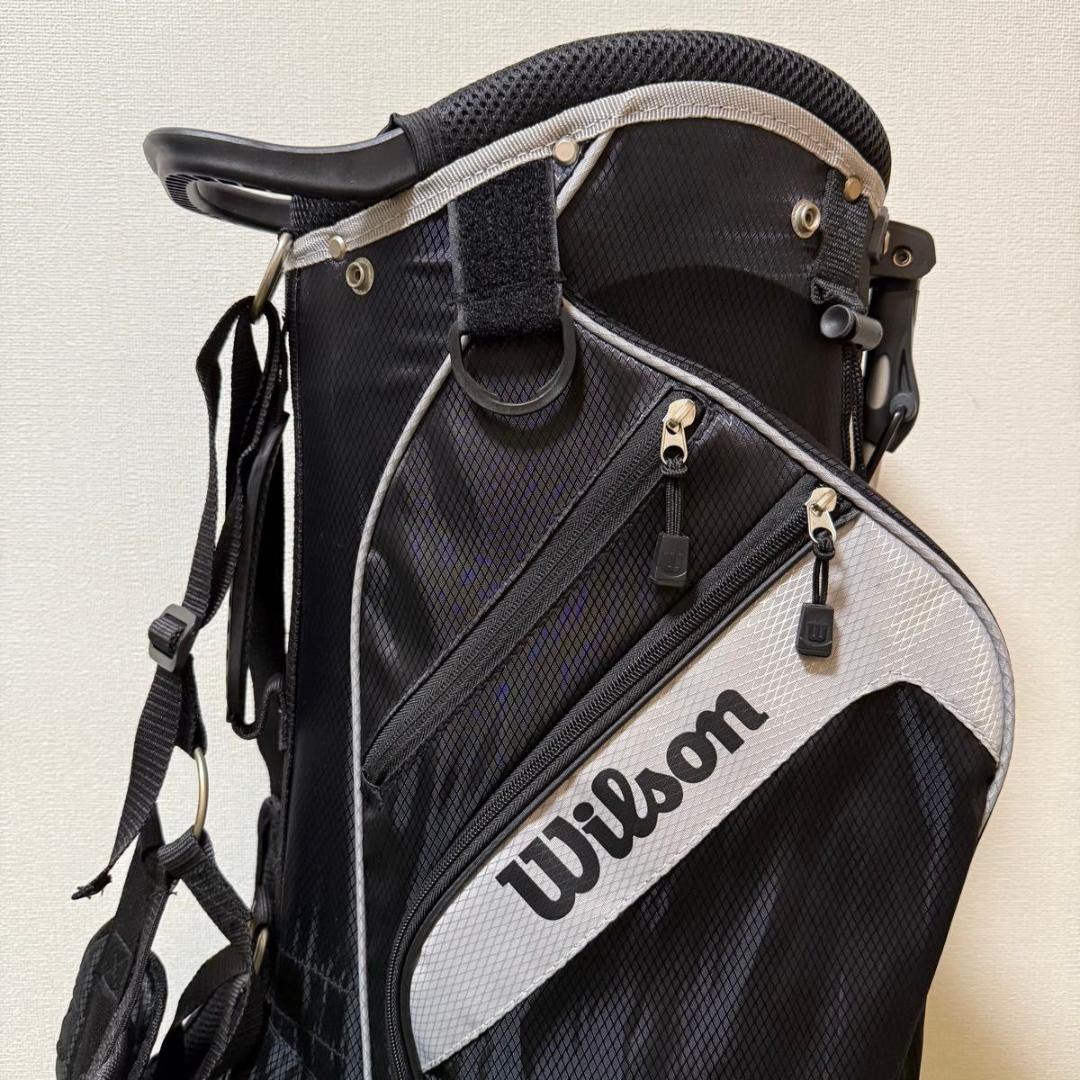Wilson ウィルソン キャディバッグ 9.5型 1.9kg スタンド式 美品