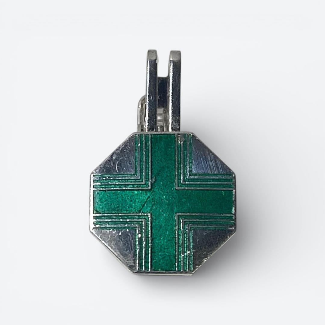 日本航空【JAL】純銀製「安全運航に祈りをこめて」ネクタイピン［希少］