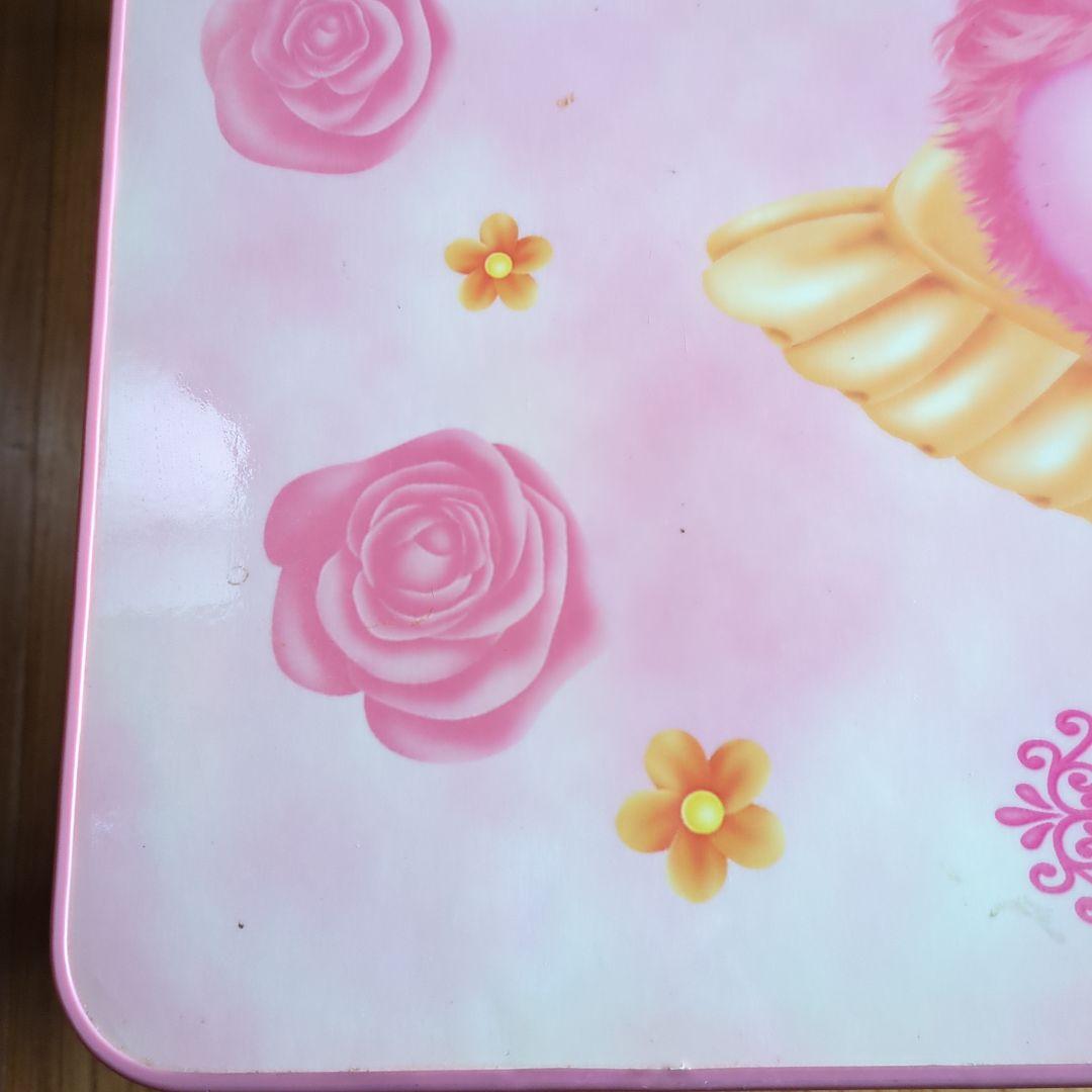 レア　ハローキティ　折りたたみテーブル　テディベア柄