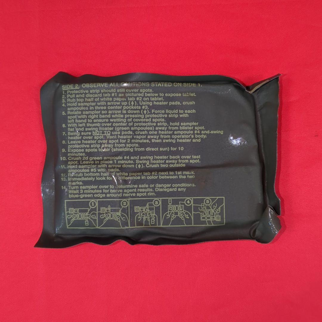 アメリカ軍 M256A1 DETECTOR KIT CHEMICAL AGENT
