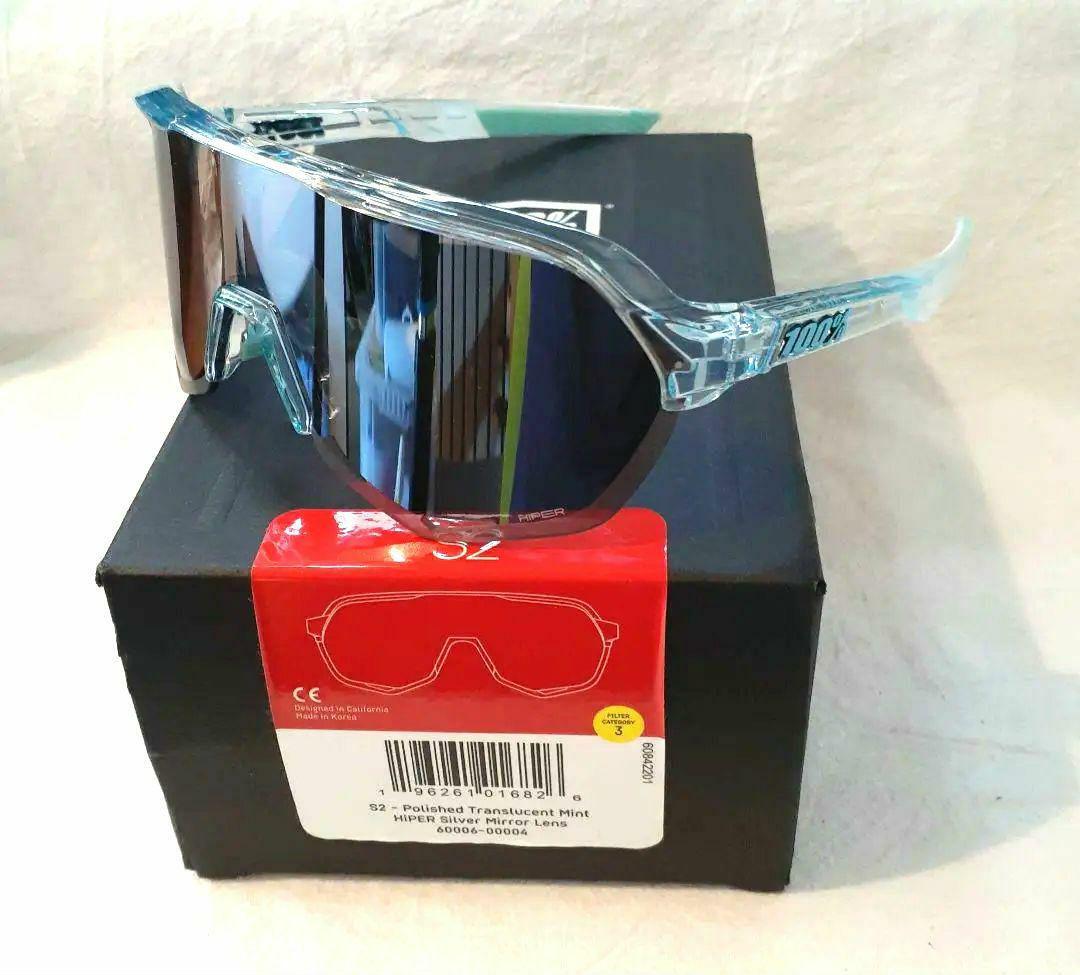 100% S2 クリアミント ワンハンドレッド サングラス