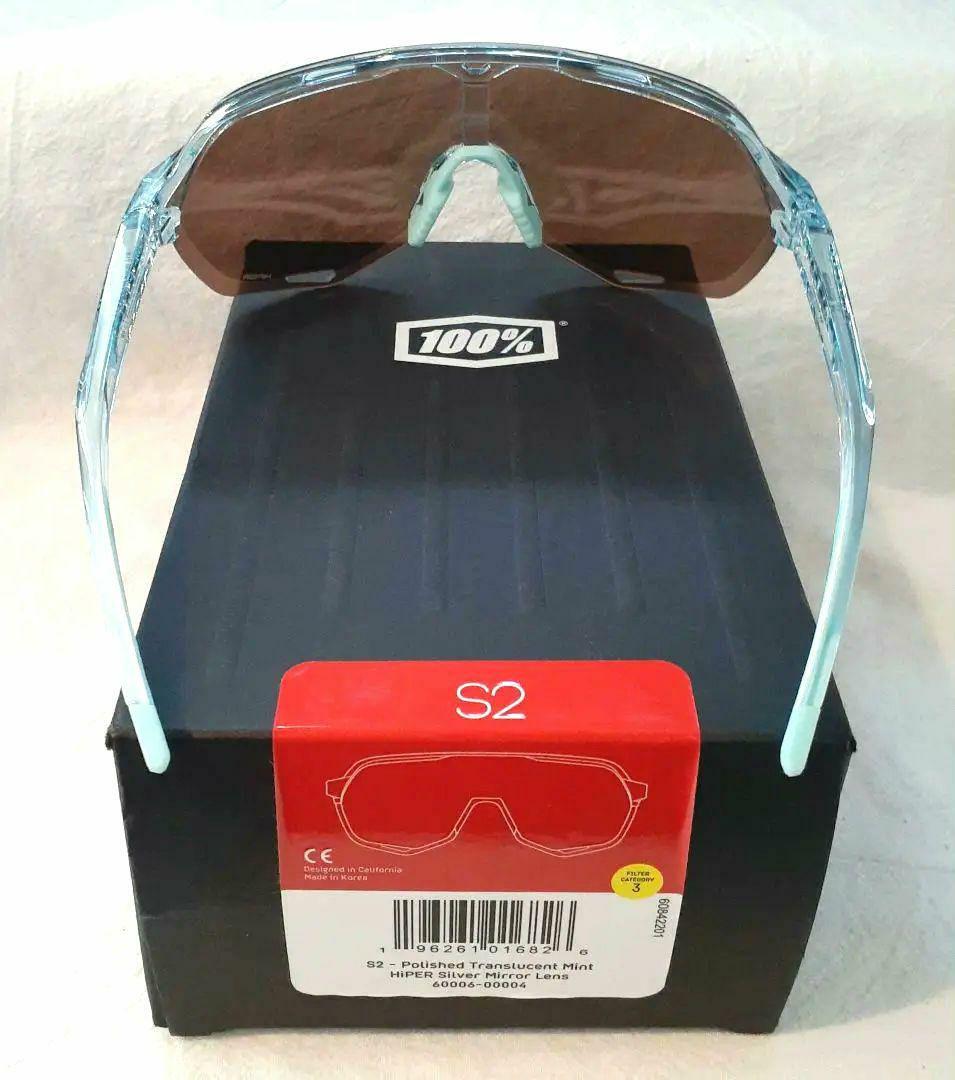 100% S2 クリアミント ワンハンドレッド サングラス