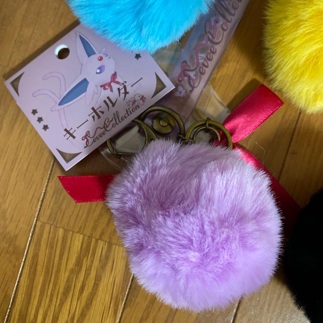 キーホルダー シャワーズ・サンダース・ブースター・エーフィ・ブラッキー５点セット