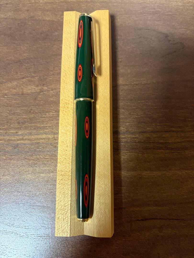 プラチナ万年筆　堆朱　漆塗り